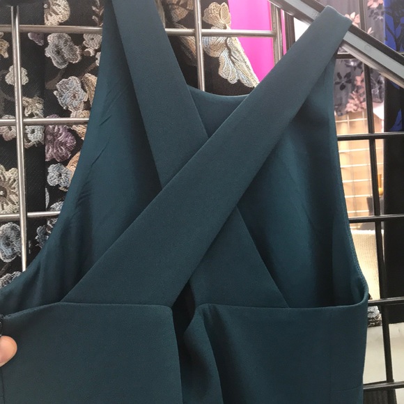 BHLDN KLARA lined long DRESS IN PINE 🌲 GREEN NWOT - Picture 6 of 8